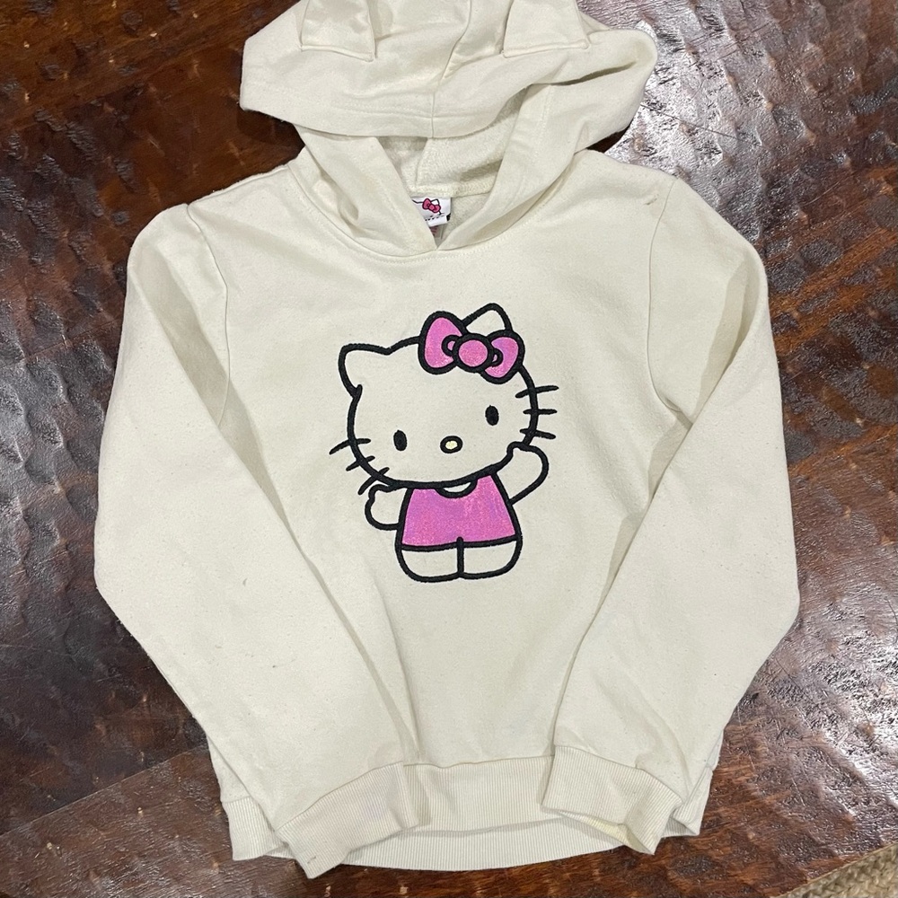 Hello Kitty Kids Jacket & Hoodie Bundle | Size 7 | Sanrio Outerwear Set - Picture 9 of 13